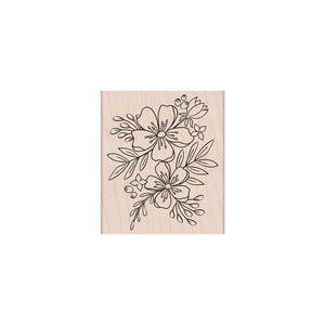 Hero Arts Floral Blooms Wood Stamps