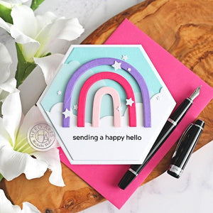 Hero Arts Message Strips XL Stamp & Die Set