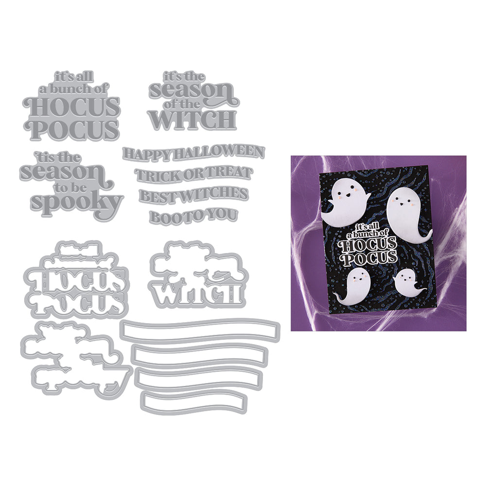 Hero Arts Spooky Season Letterpress + Foil & Die Set