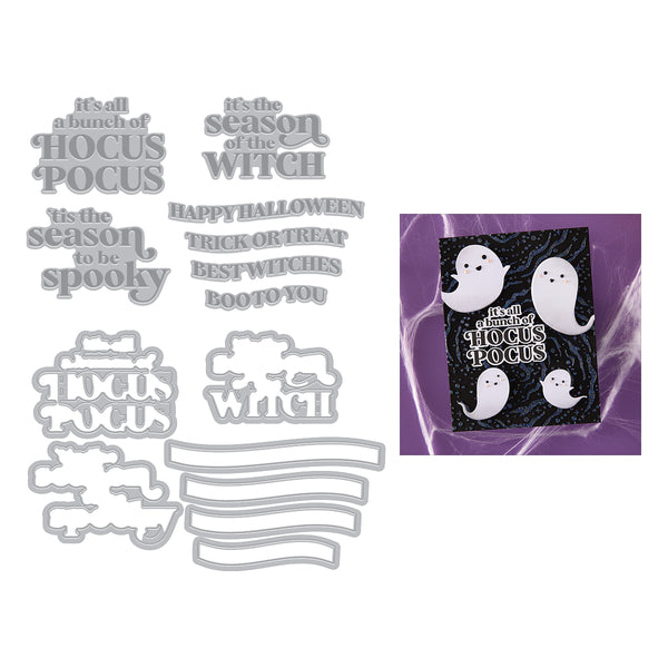 Hero Arts Spooky Season Letterpress + Foil & Die Set