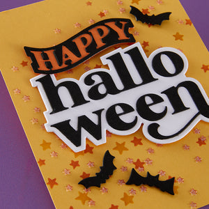 Hero Arts Happy Halloween Etched Dies