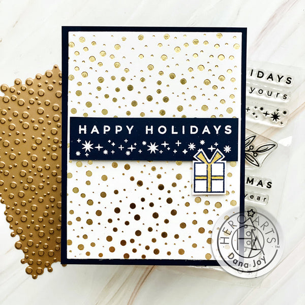Hero Arts Holiday Borders and Icons Clear Stamps