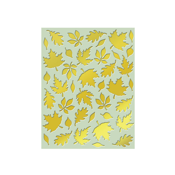 Hero Arts Fall Leaves Glimmer Hot Foil Plate