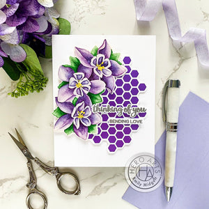 Hero Arts Honeycomb Glimmer Hot Foil Plate