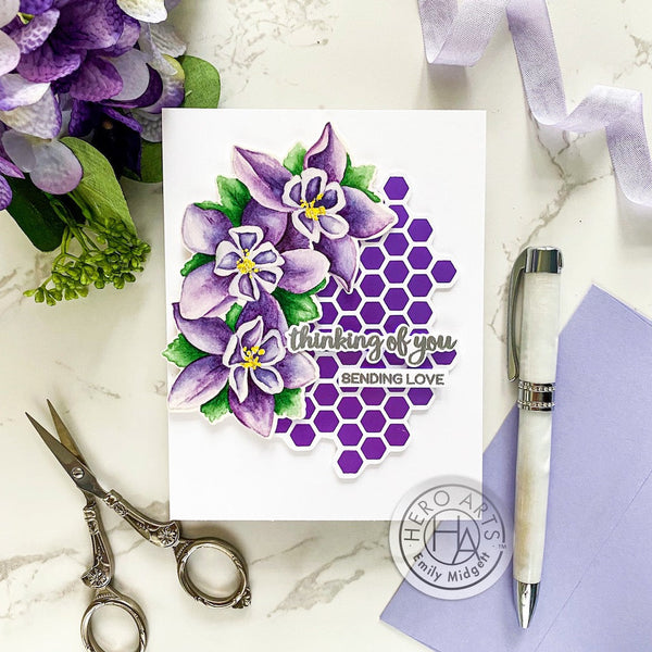 Hero Arts Honeycomb Glimmer Hot Foil Plate