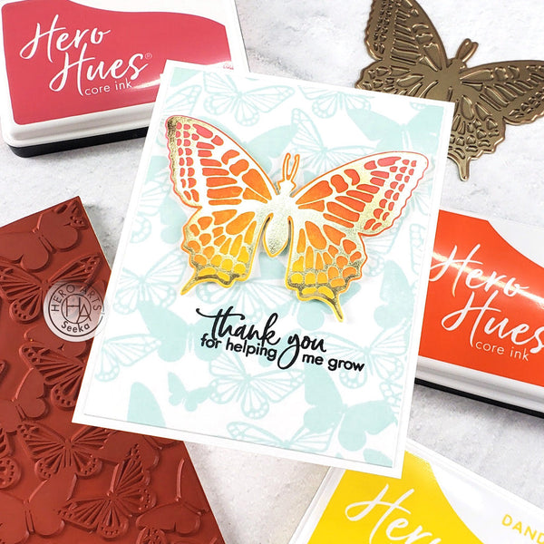 Hero Arts Butterfly Glimmer Hot Foil Plate