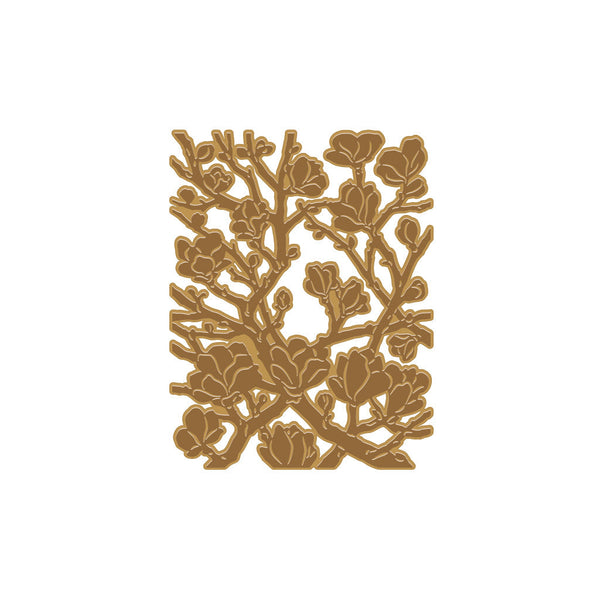 Hero Arts Magnolia Branches Glimmer Hot Foil Plate