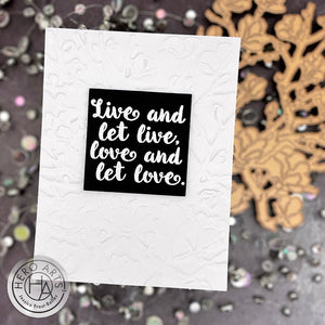Hero Arts Magnolia Branches Glimmer Hot Foil Plate