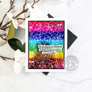 Hero Arts United People Glimmer Hot Foil Plate