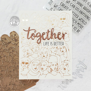 Hero Arts United People Glimmer Hot Foil Plate