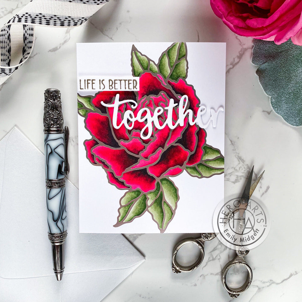 Hero Arts Peony Glimmer Hot Foil Plate