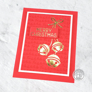 Hero Arts Jingle Bells Glimmer Hot Foil Plate