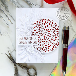 Hero Arts Leaves and Dots Glimmer Hot Foil Plate