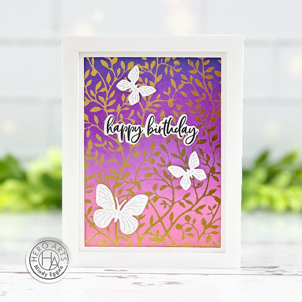 Hero Arts Vine Glimmer Hot Foil Plate