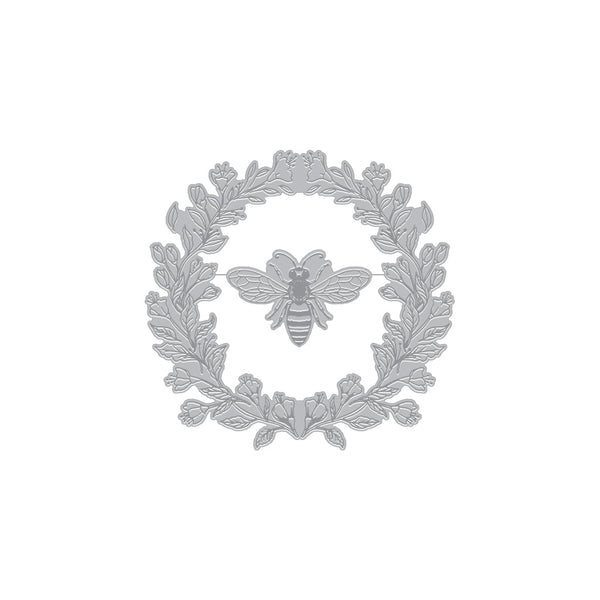 Hero Arts Antique Bee Letterpress + Foil Plate