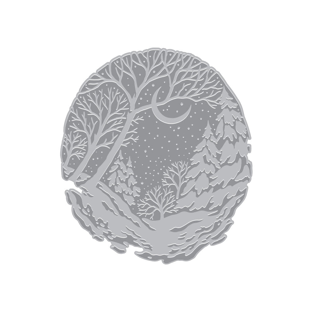Hero Arts Winter Forest Letterpress + Foil Plate