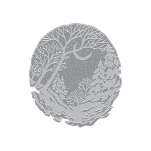 Hero Arts Winter Forest Letterpress + Foil Plate