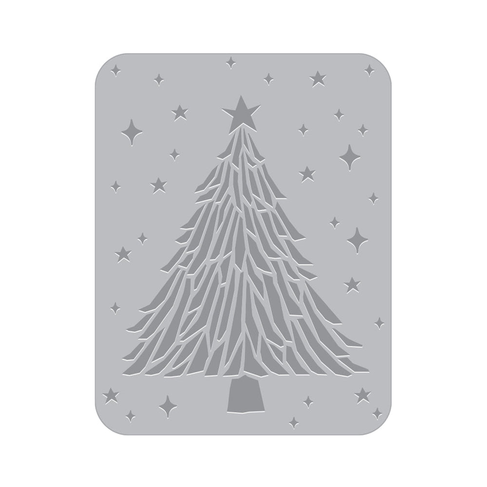 Hero Arts Sparkling Tree Letterpress+ Foil Plate