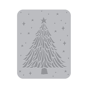 Hero Arts Sparkling Tree Letterpress+ Foil Plate