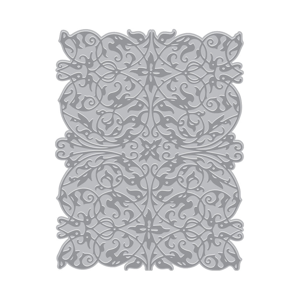 Hero Arts Lacy Filigree Letterpress + Foil Plate