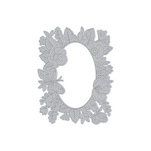 Hero Arts Floral Frame Letterpress + Foil Plate