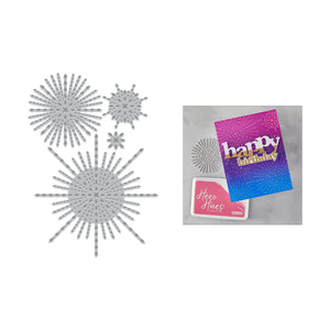 Hero Arts Starbursts Set Letterpress + Foil Plate