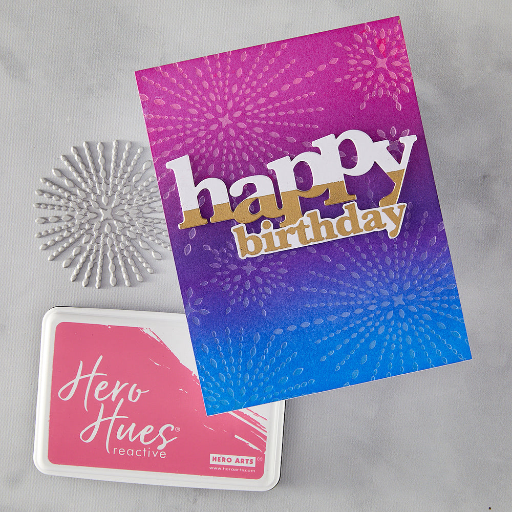Hero Arts Starbursts Set Letterpress + Foil Plate