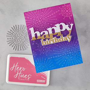 Hero Arts Starbursts Set Letterpress + Foil Plate