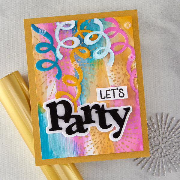 Hero Arts Starbursts Set Letterpress + Foil Plate