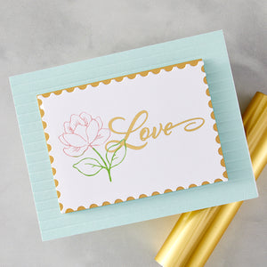 Hero Arts Love & Thinking of You Letterpress + Foil Plates