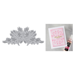 Hero Arts Lavish Flourish Letterpress + Foil Plate