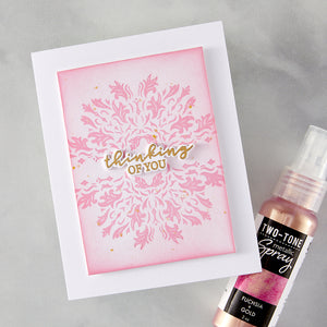 Hero Arts Lavish Flourish Letterpress + Foil Plate