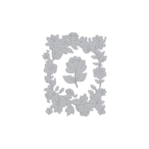 Hero Arts Floral Border Letterpress + Foil Plate