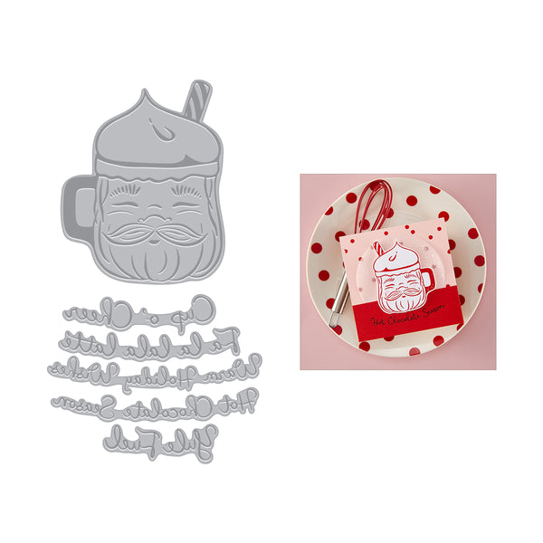 Hero Arts Cup of Cheer Letterpress + Foil Plate