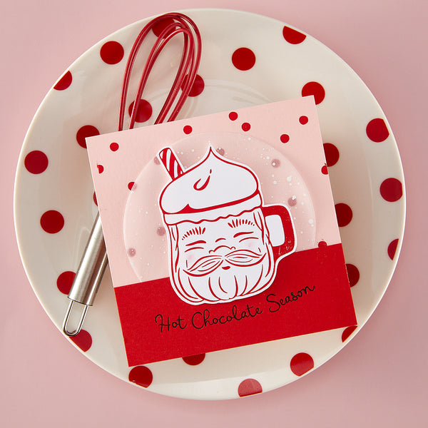 Hero Arts Cup of Cheer Letterpress + Foil Plate