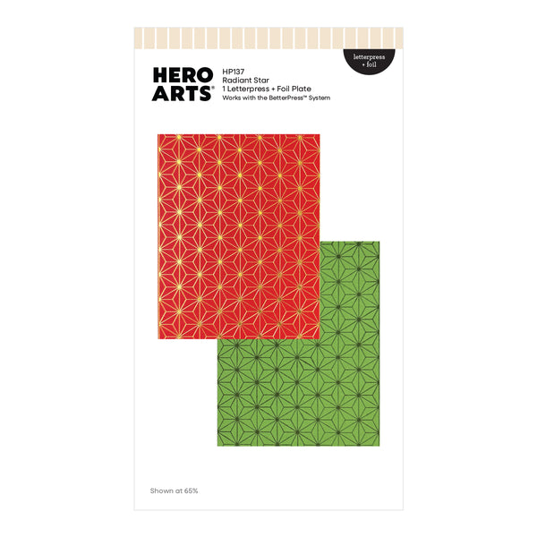 Radiant Star Letterpress + Foil