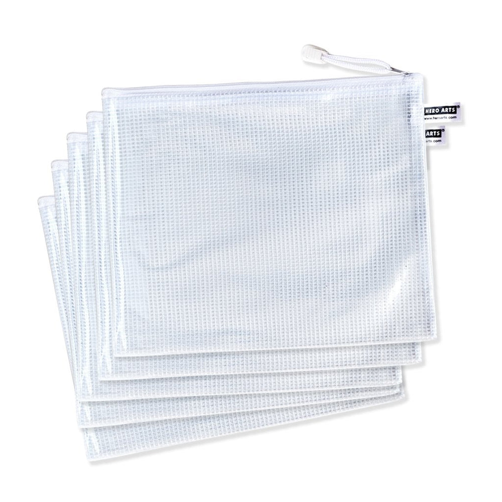 Hero Arts Zipper Pouches 5 Pack