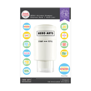 Hero Arts Good Job Sticker Stamper Starter Pack