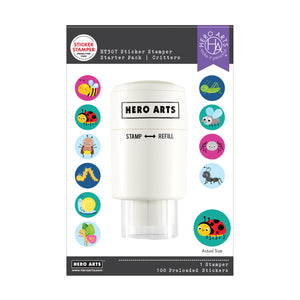Hero Arts Critters Sticker Stamper Starter Pack