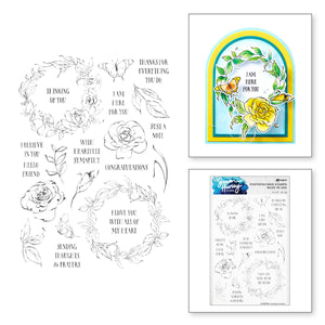 Ranger Everyday Wreaths Clear Stamp Set by Simon Hurley create.