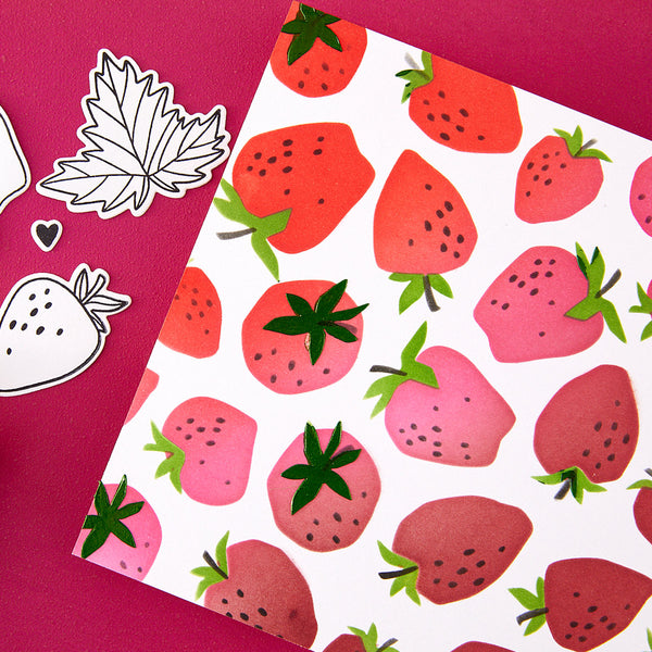 Very Berry Stencil by Simon Hurley