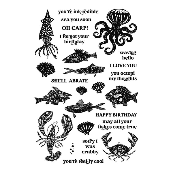 Under The Sea Stamp & Die Bundle by Simon Hurley