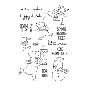 Ranger Skating By Clear Stamp Set by Simon Hurley create.