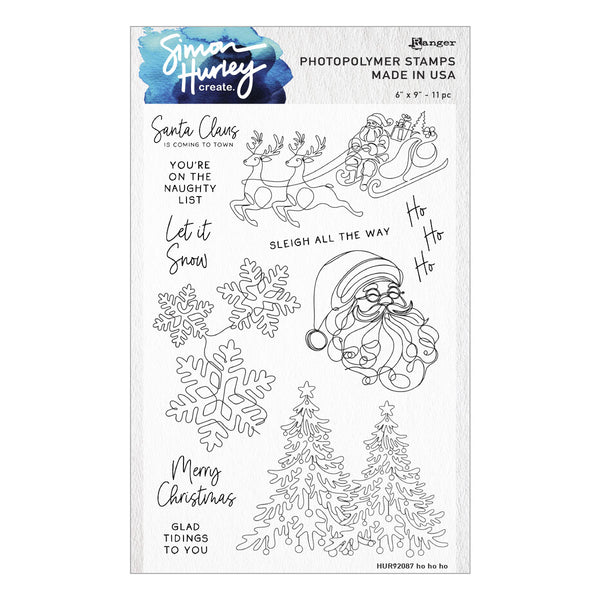 Ho Ho Ho Stamp and Die Bundle by Simon Hurley