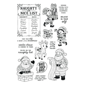 Naughty or Nice Stamp & Die Bundle by Simon Hurley
