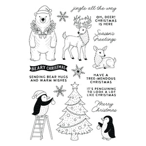 Polar Friends Stamp and Die Bundle by Simon Hurley