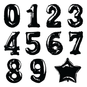 Number Balloons Cling Rubber Stamp and Die Bundle by Simon Hurley