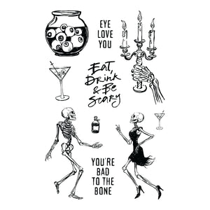 Bad to the Bone Stamp & Die Bundle by Simon Hurley
