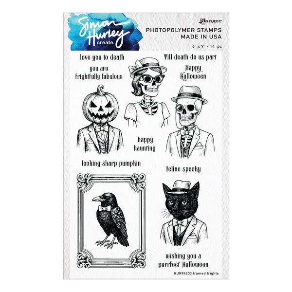 Framed Fright Stamp & Die Bundle by Simon Hurley