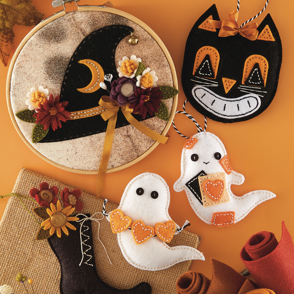 Felt Fright Night Feline Etched Dies by Nichol Spohr